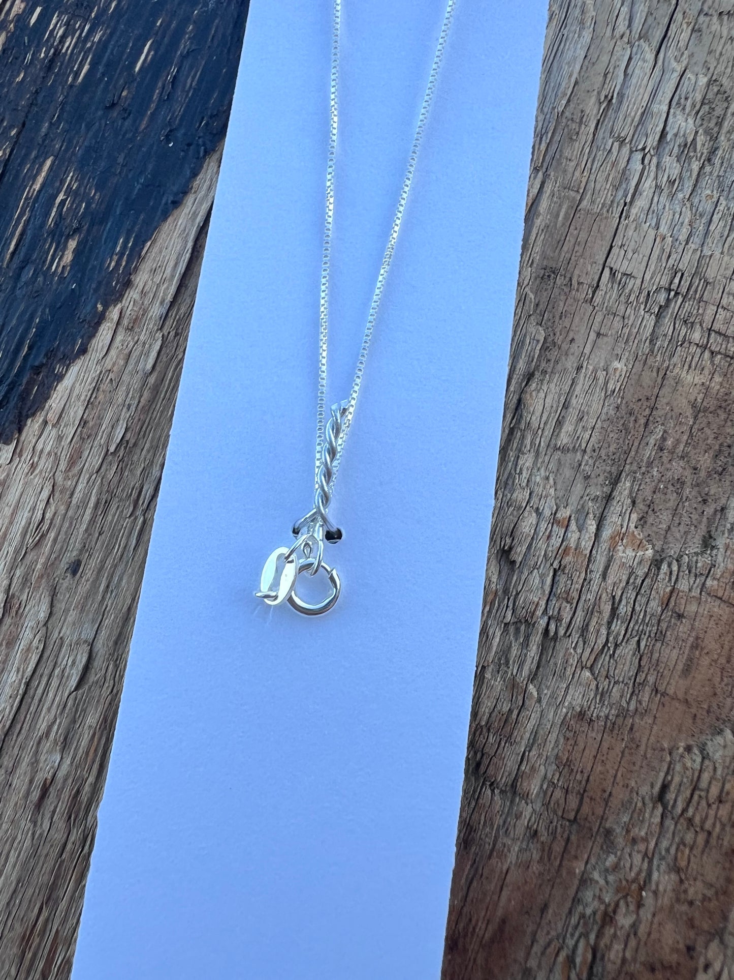 Sterling Silver Heart Necklace 16β