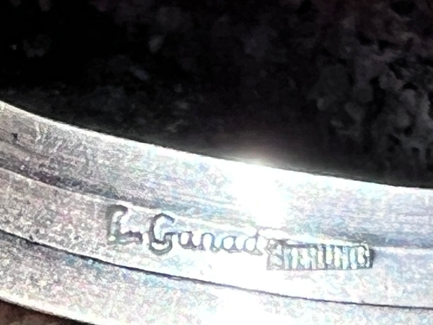 Navajo Handmade by Larose Ganadonegro Damele Variscite Cuff Sz 6.75