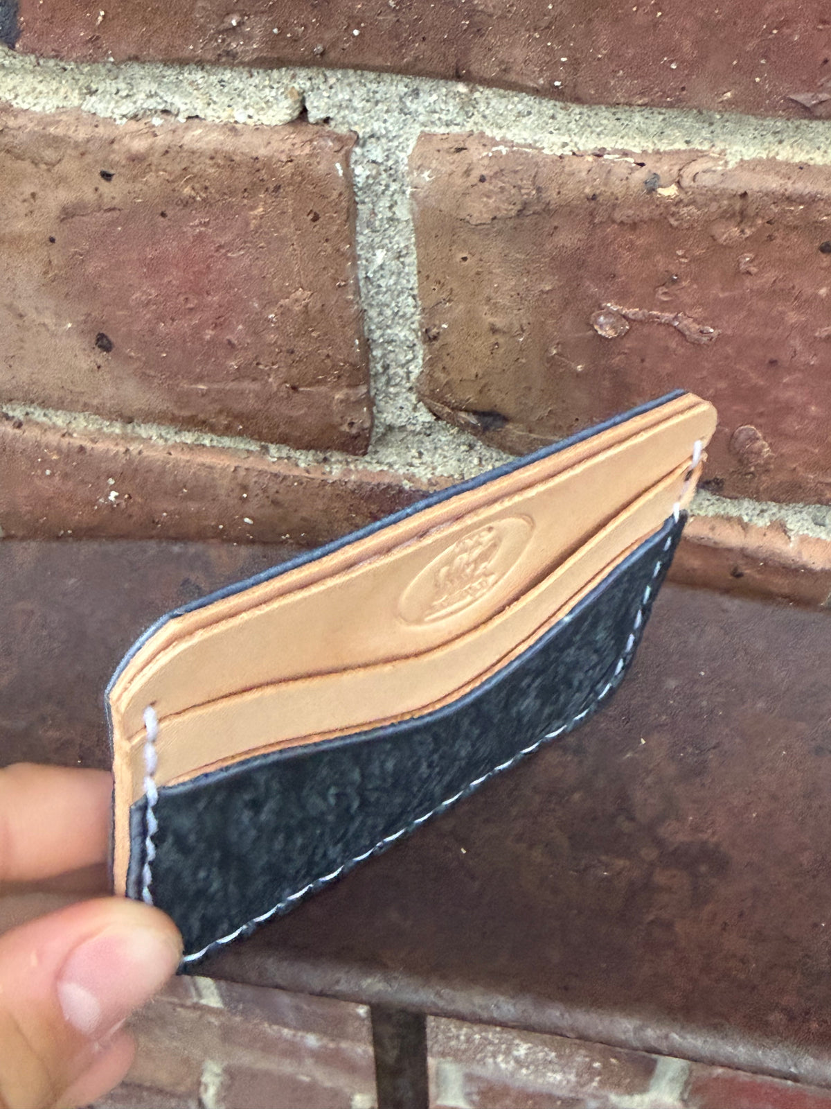 Blue Giraffe Minimalist Wallet