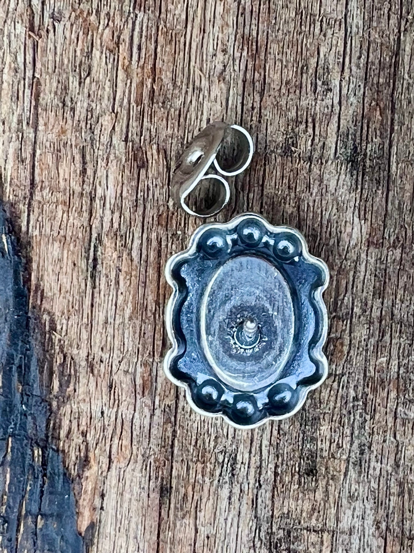 Sterling & Campitos Turquoise Post Earrings 1/2β