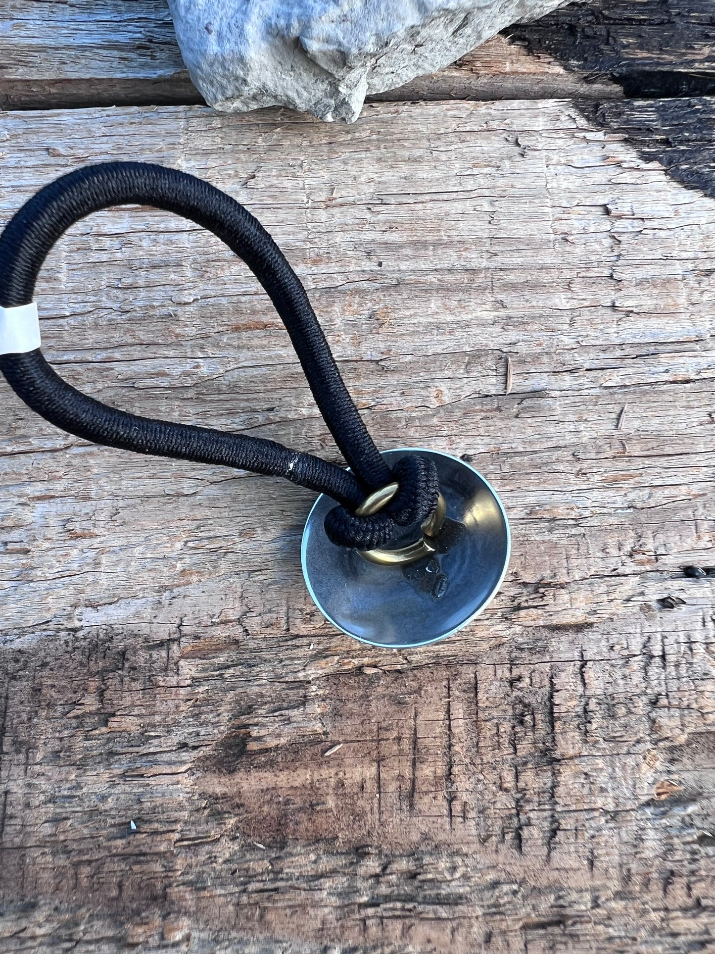 Southwest Sterling Silver Concho Hair tie 1β