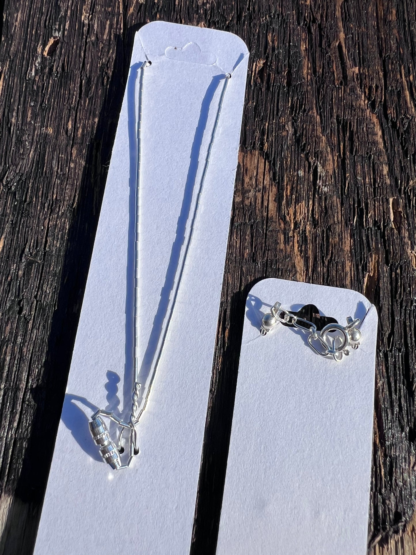All Sterling-Liquid Silver, Fetish & Turquoise Bead Necklace 16”, Earrings 2”, Ankle 9” & Wrist 7-8”Bracelet Set