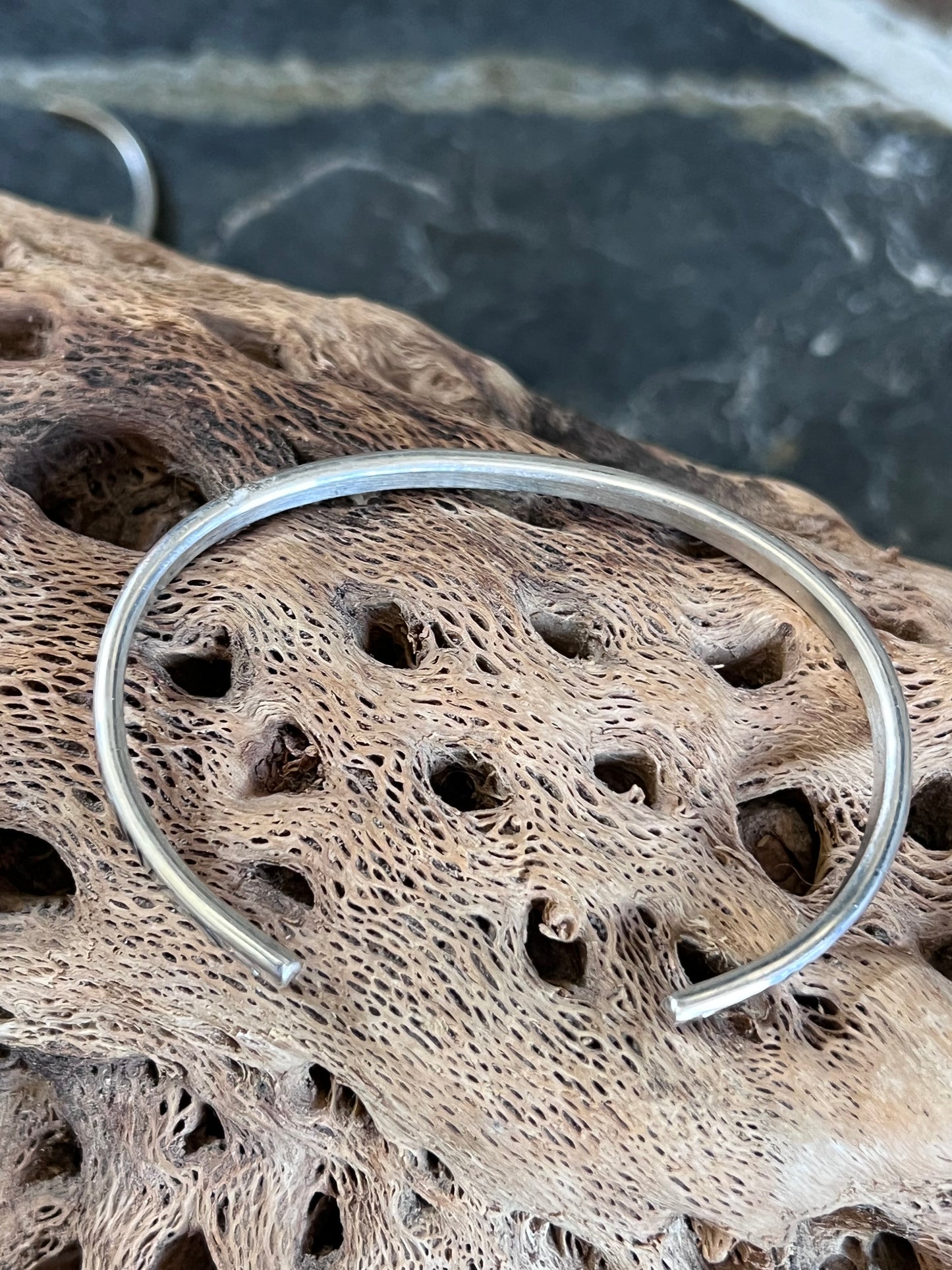 Native American Handmade Sterling Cuff Sz 6-6.5