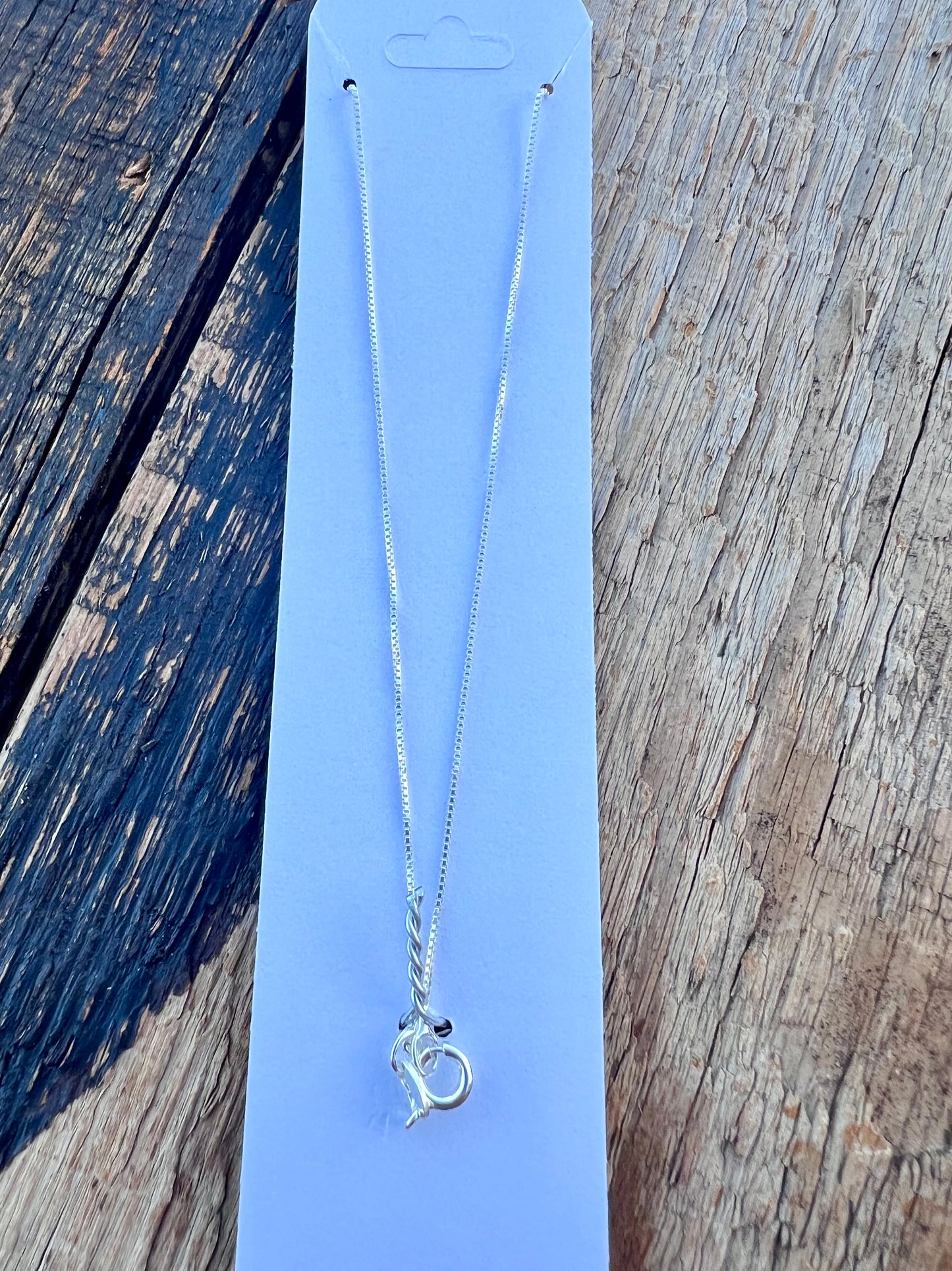 Sterling Silver Heart Necklace 16β