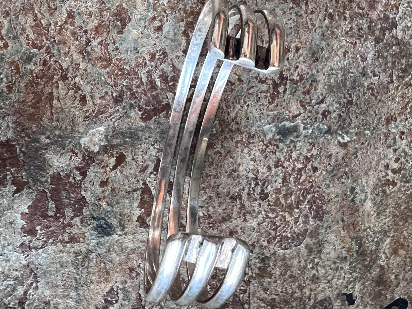 Sterling Silver Cuff Bracelet Sz 7