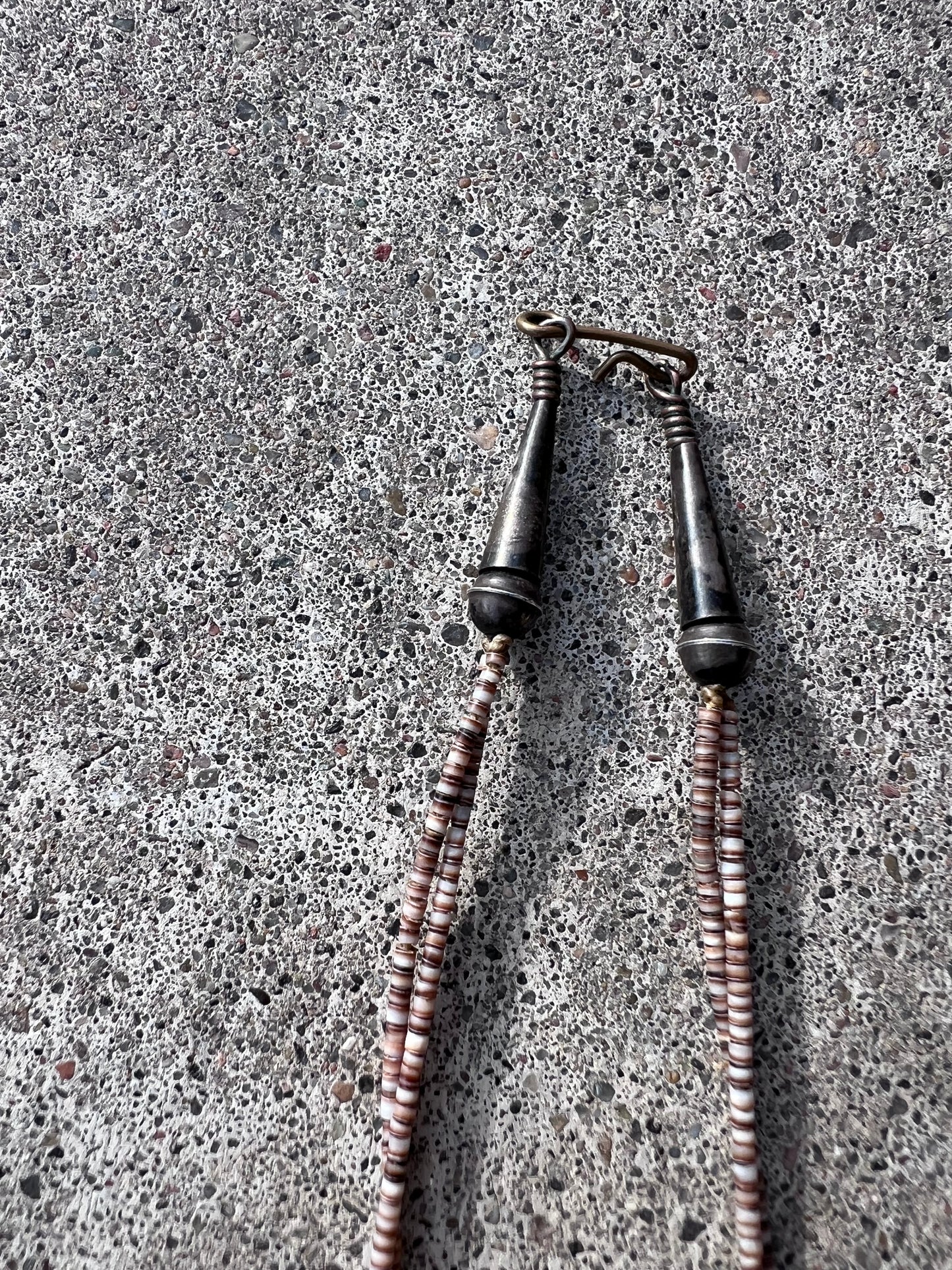 Vintage Santo Domingo Pueblo Handmade Spiny Oyster & Shell Heishi Necklace