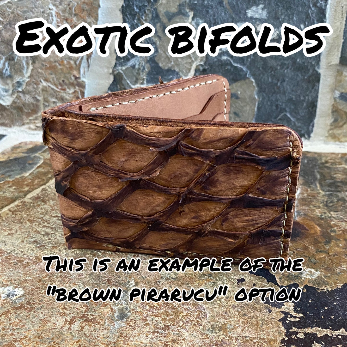 Exotic Bifolds, Choose Your Own Leather