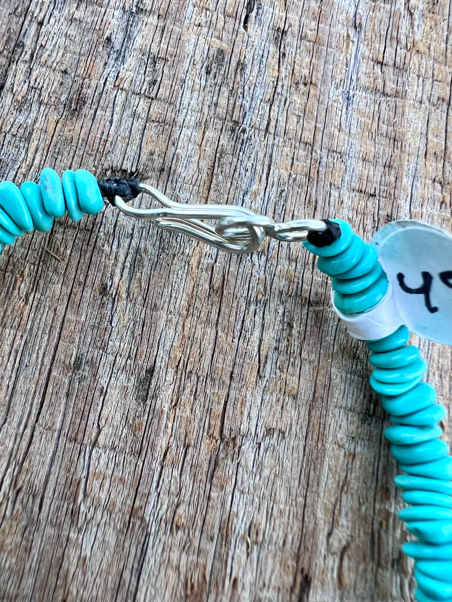 Chilean Turquoise Sterling Clasp 19β Necklace