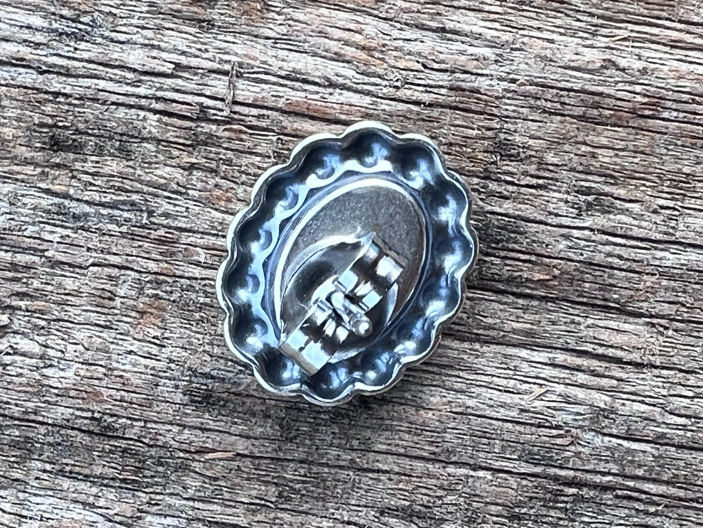 Sterling Silver & Campitos Turquoise Small Post Earrings 1/2β