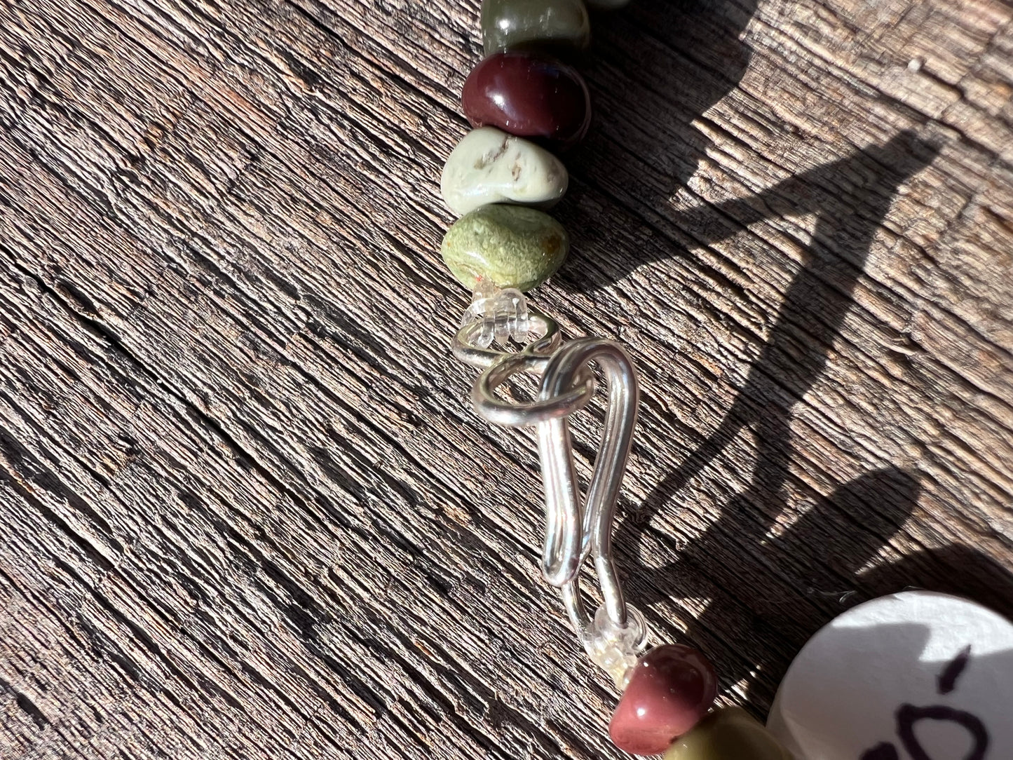 Southwest Handmade Jasper Bead Single-strand Necklace 19”
