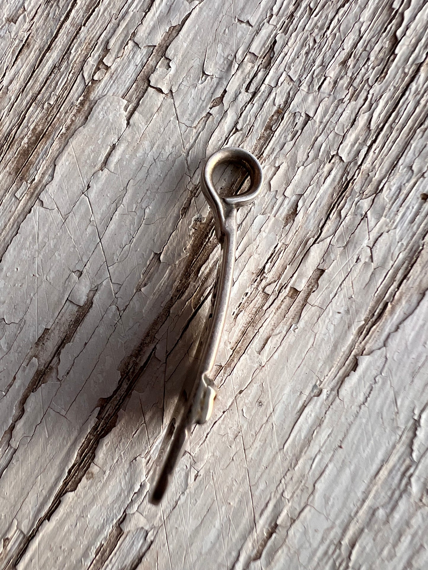 Jc Case & Co .925 Sterling Silver/14k Gold Lizard Cutout Southwestern Pendant