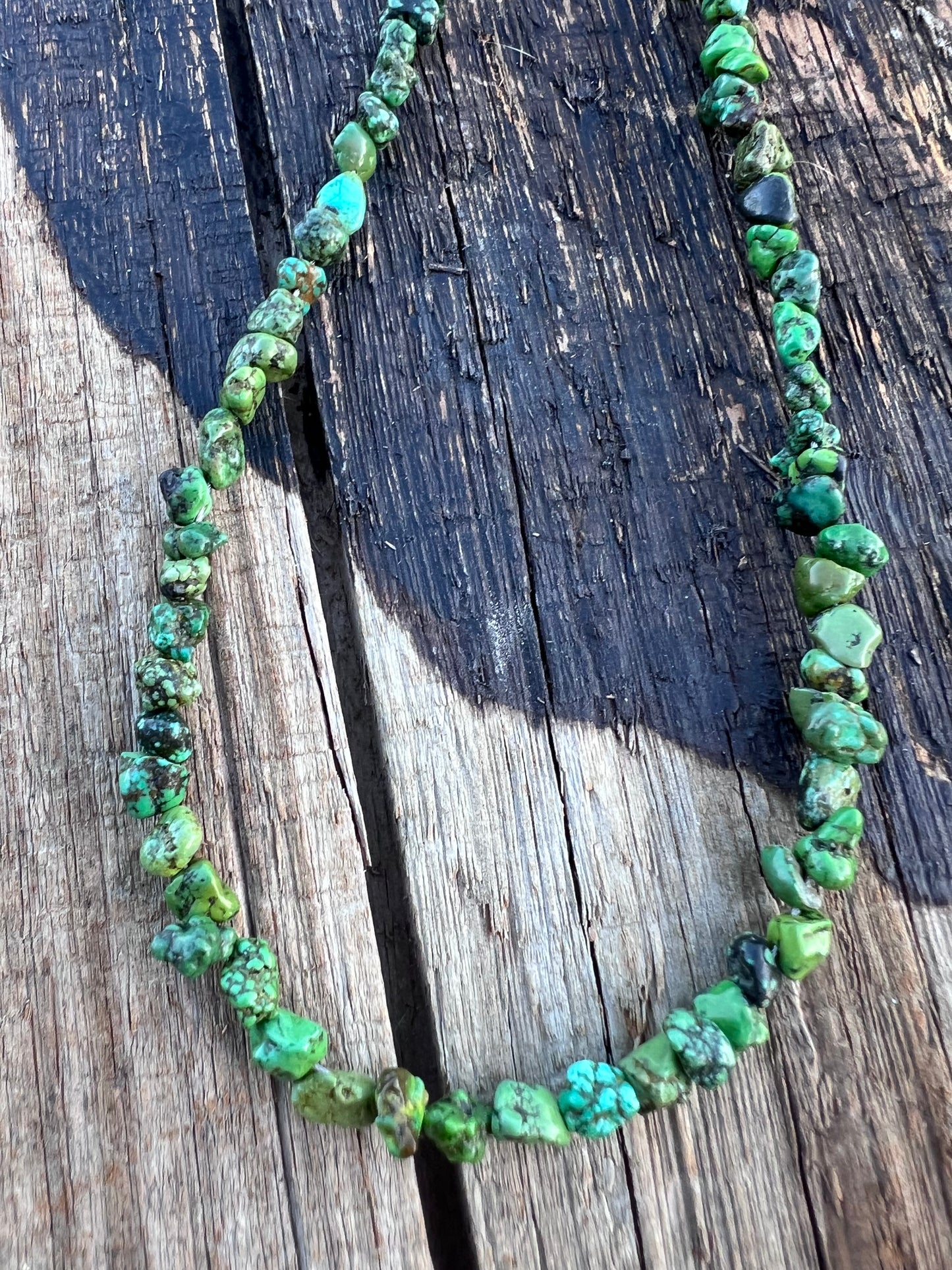 Pixie Turquoise & Sterling 17” Necklace