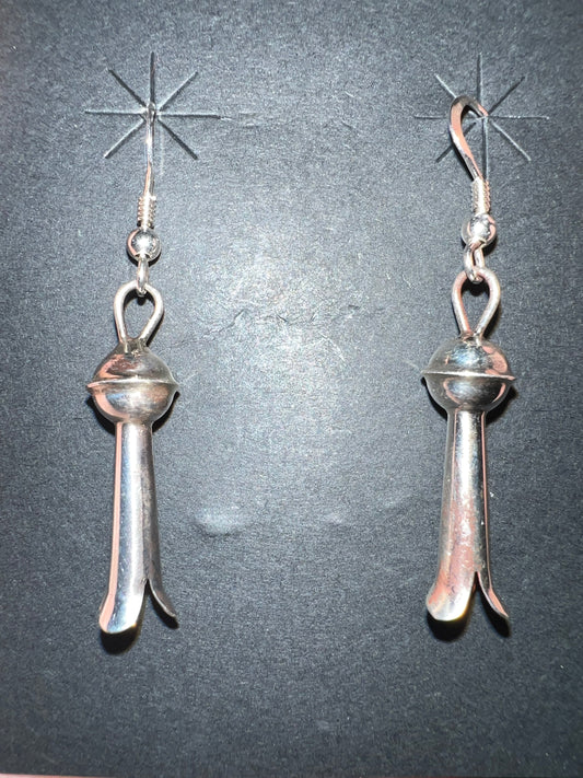 Navajo Handmade by Halle Tabaha. Sterling Blossom Earrings