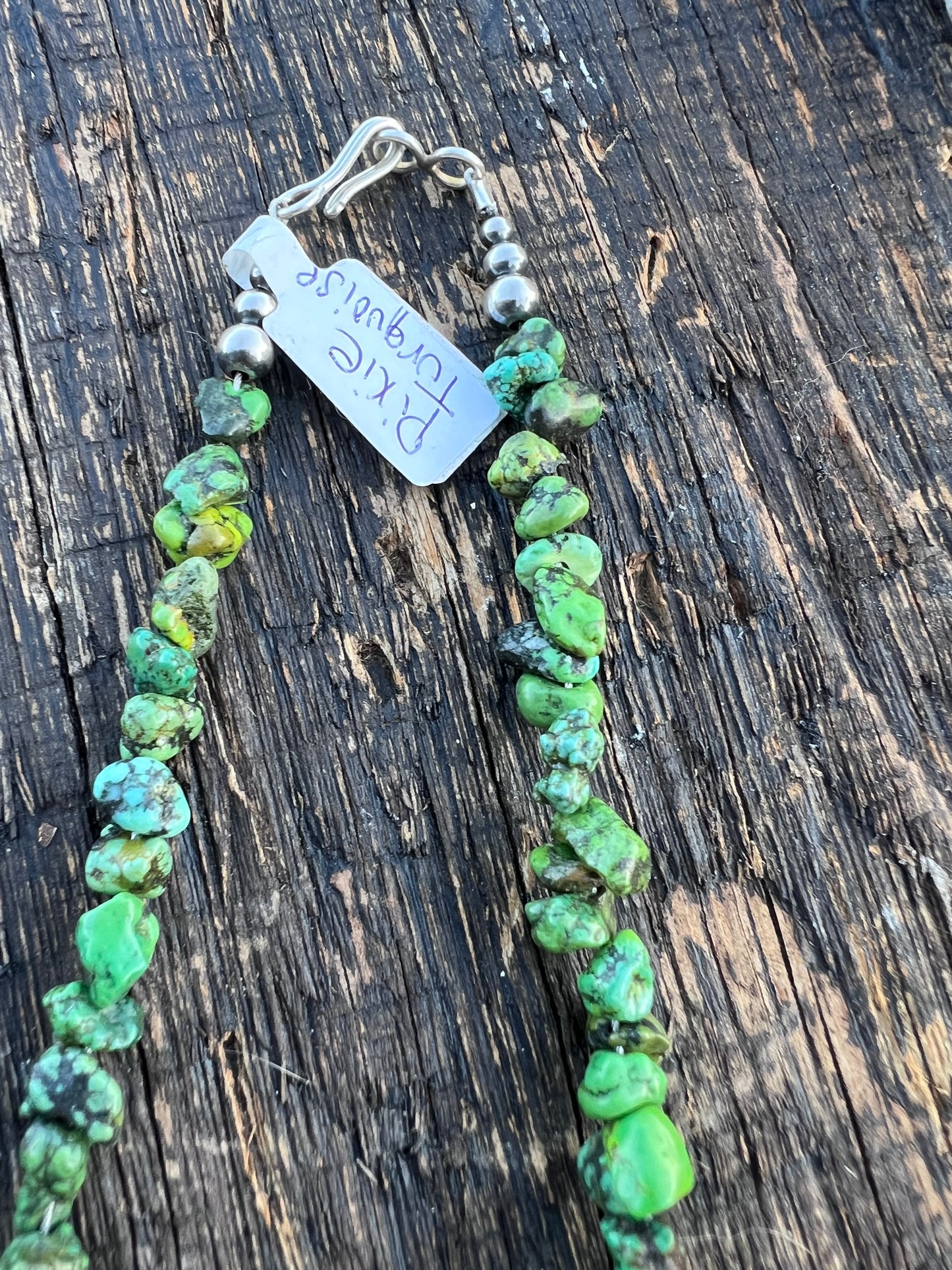 Pixie Turquoise & Sterling 17” Necklace