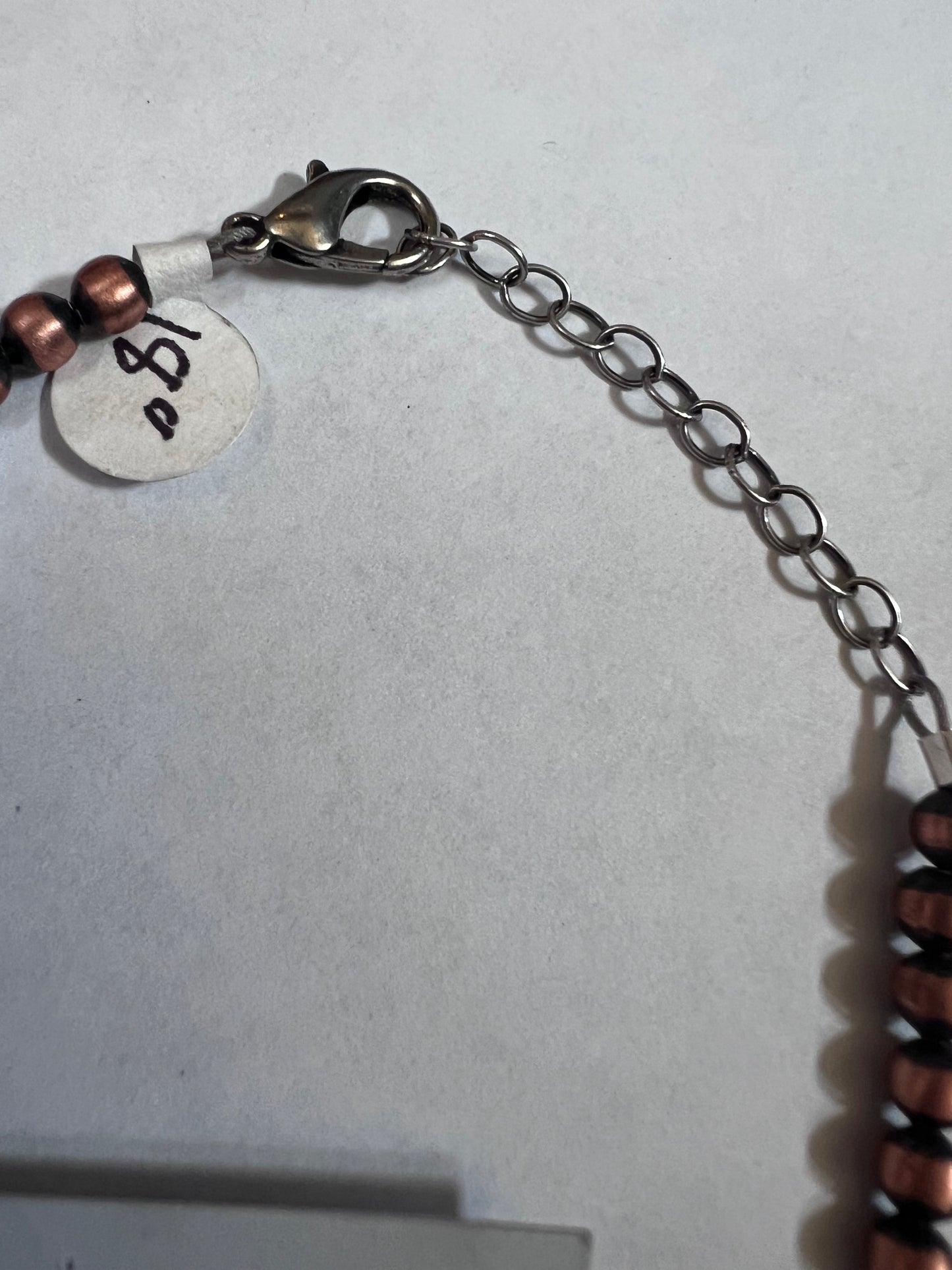 Southwest Copper Beaded  Earrings, Bracelet & Necklace Set