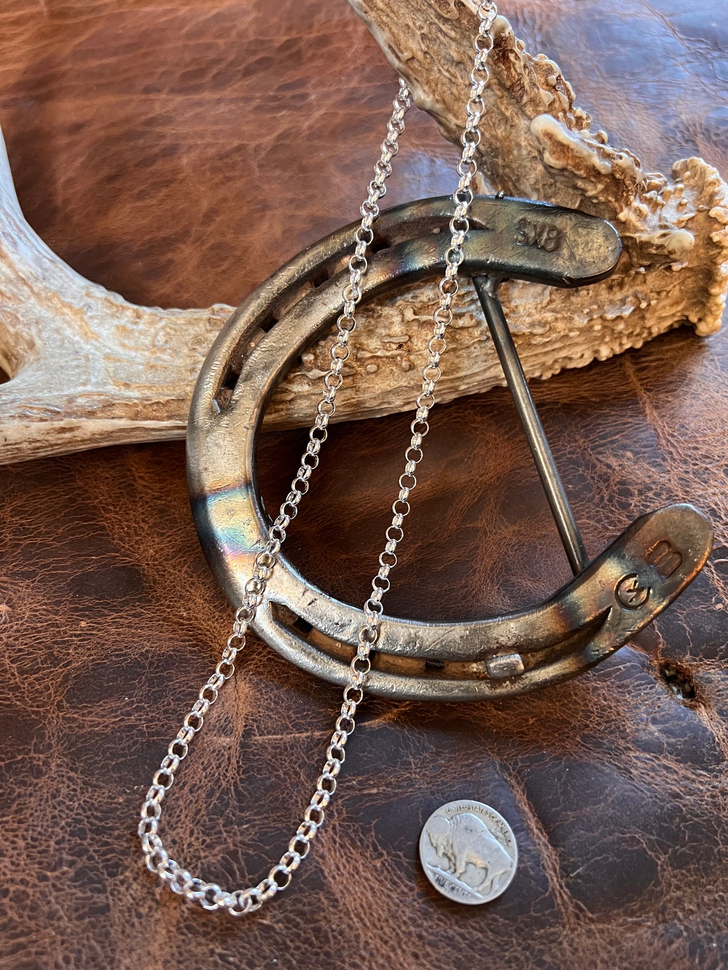 Italian Sterling Silver Rolo Chain 20” 5mm