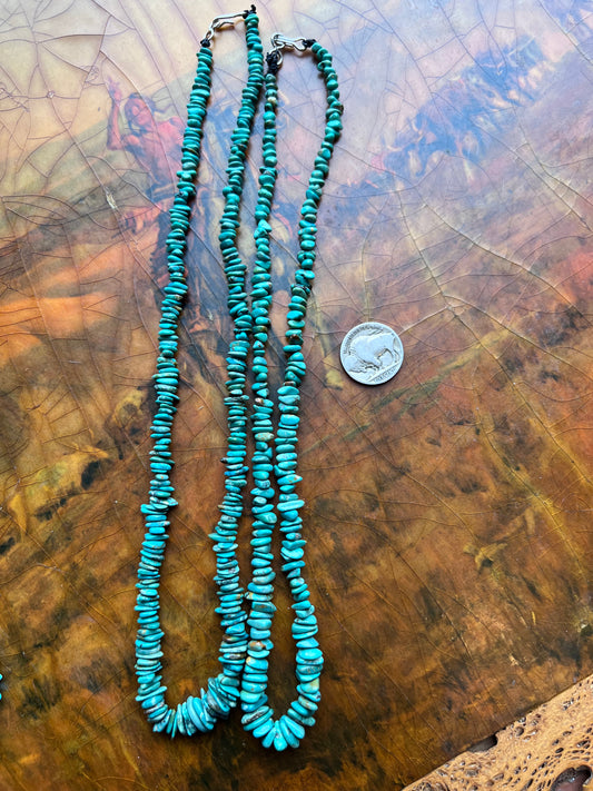 Maanshan Turquoise 2 Single-strand 19” Necklaces