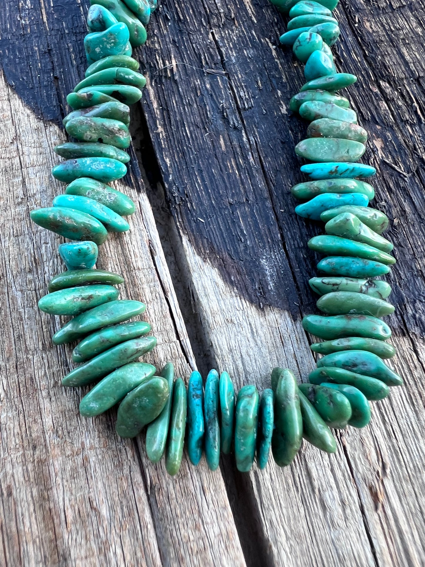 Chunky Sonoran Turquoise & Sterling 17” Necklace