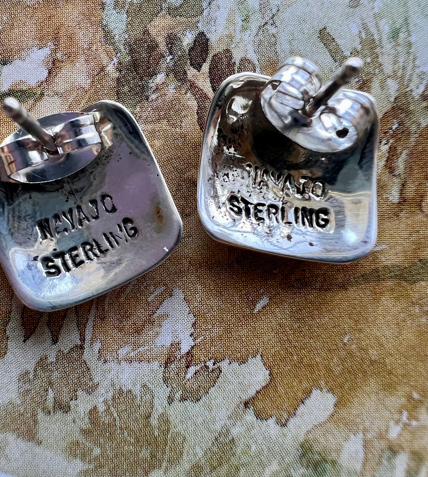 Handmade Storyteller Horse Post Earring 1/2”