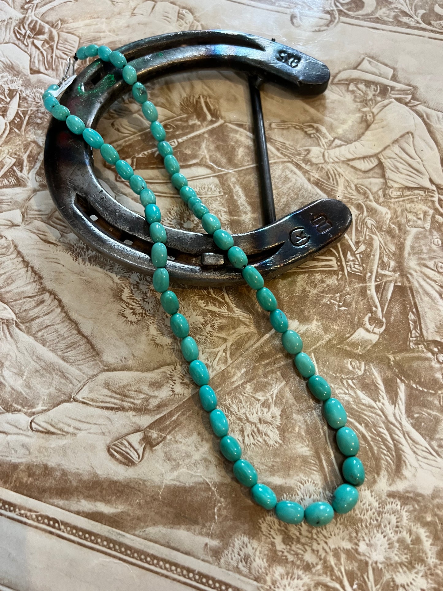 Sonoran Turquoise Bead Necklace 20”