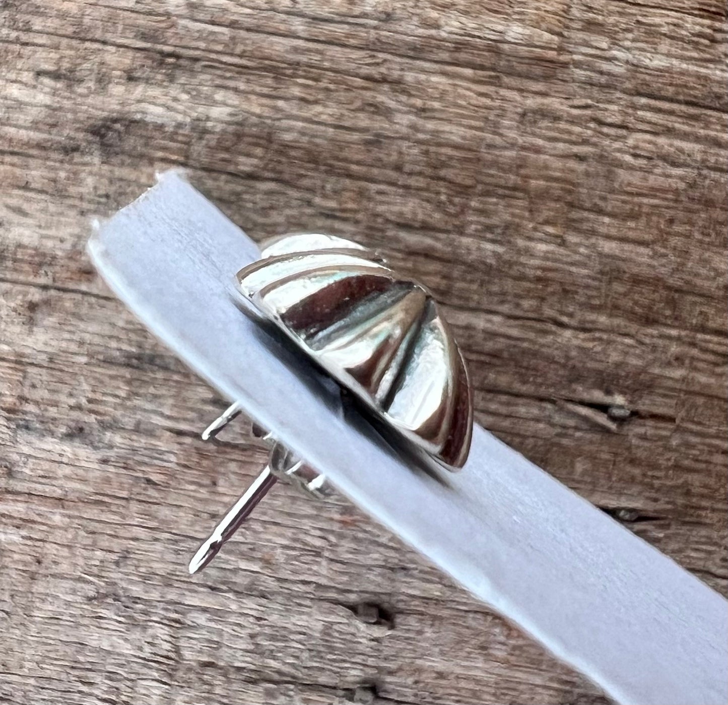 Sterling Silver Star Shot Post Earrings