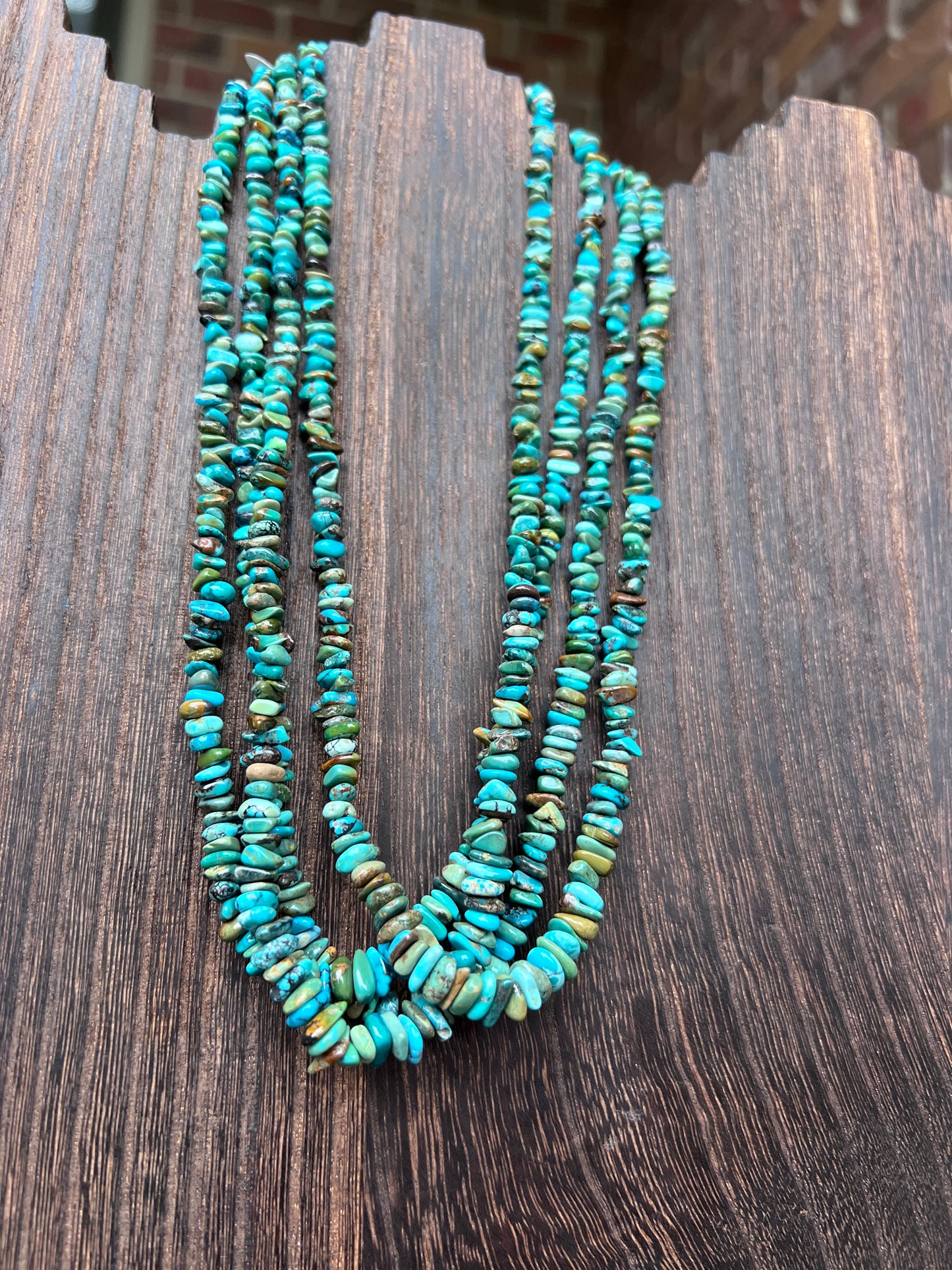 Maanshan Turquoise Single-Strand Necklace 19”