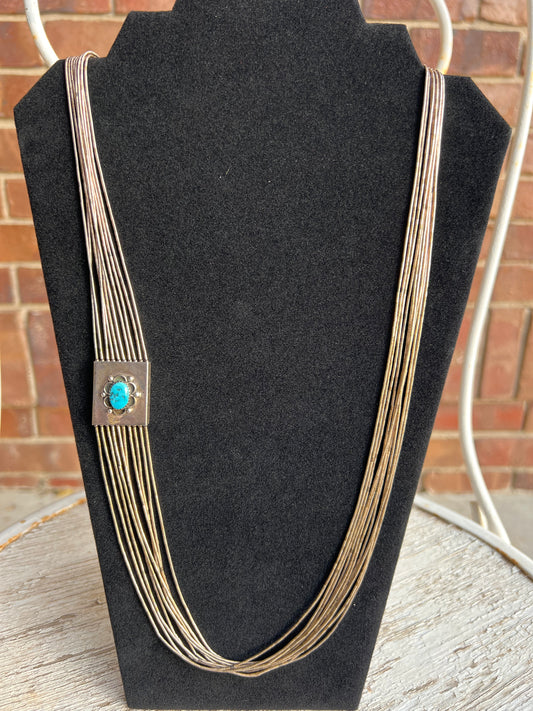 Vintage Liquid Silver Necklace