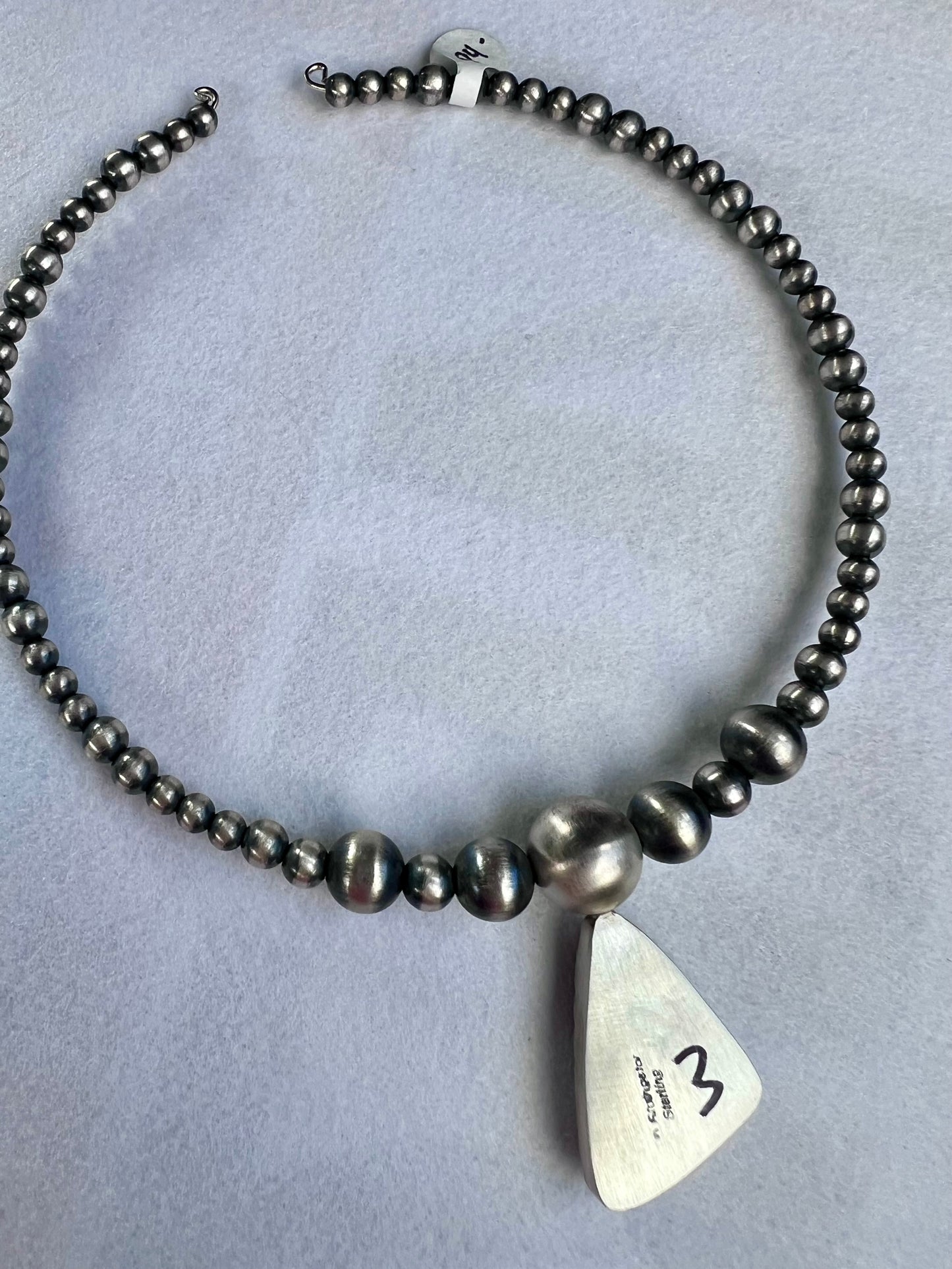 Handmade by Darrin Livingston- Sunset Spiny Oyster Pendant on 14” Memory Wire Choker Necklace