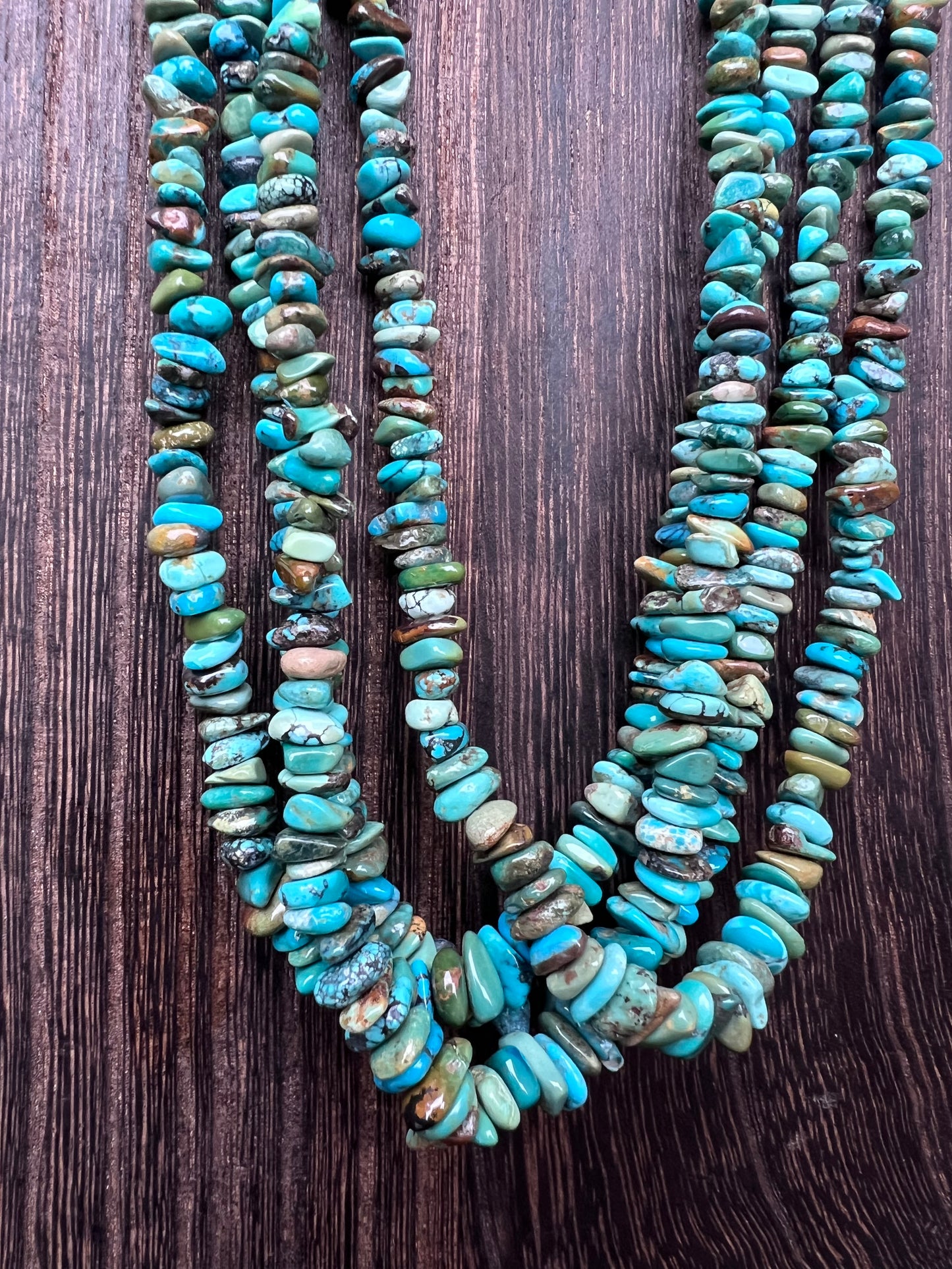 Maanshan Turquoise Single-Strand Necklace 19”