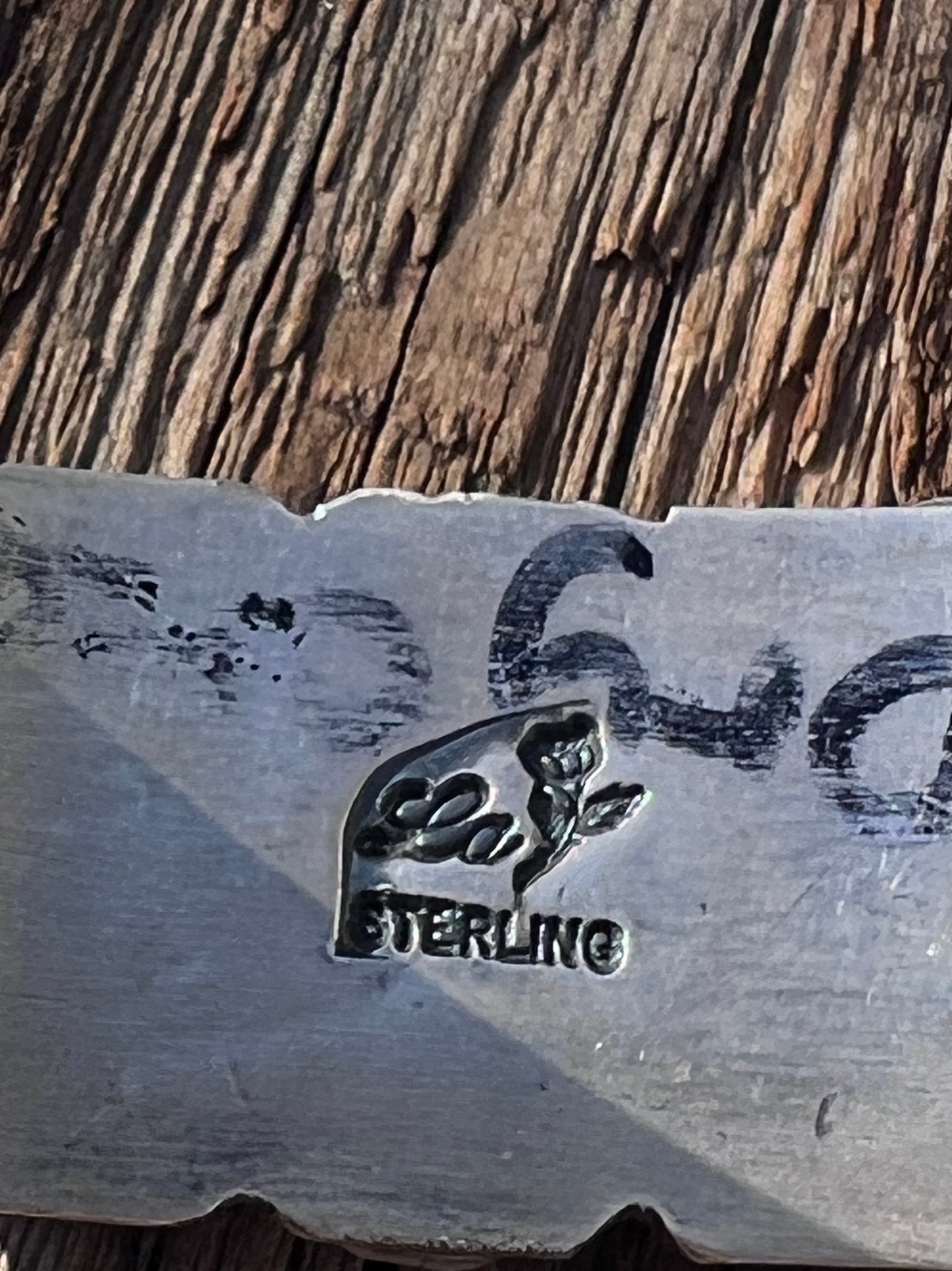 Navajo Handmade by La Rose Ganadonegro- Sterling & 3-stone RARE Dry Creek Turquoise Cuff Bracelet Sz 6.75, 7/8” wide