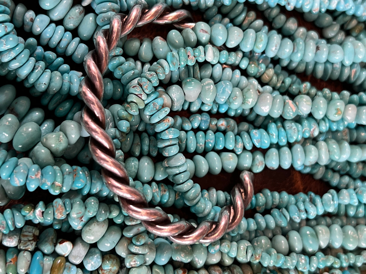 Vintage Handmade Heavy Sterling Silver Twisted Wire Cuff Bracelet Sz 6.25”