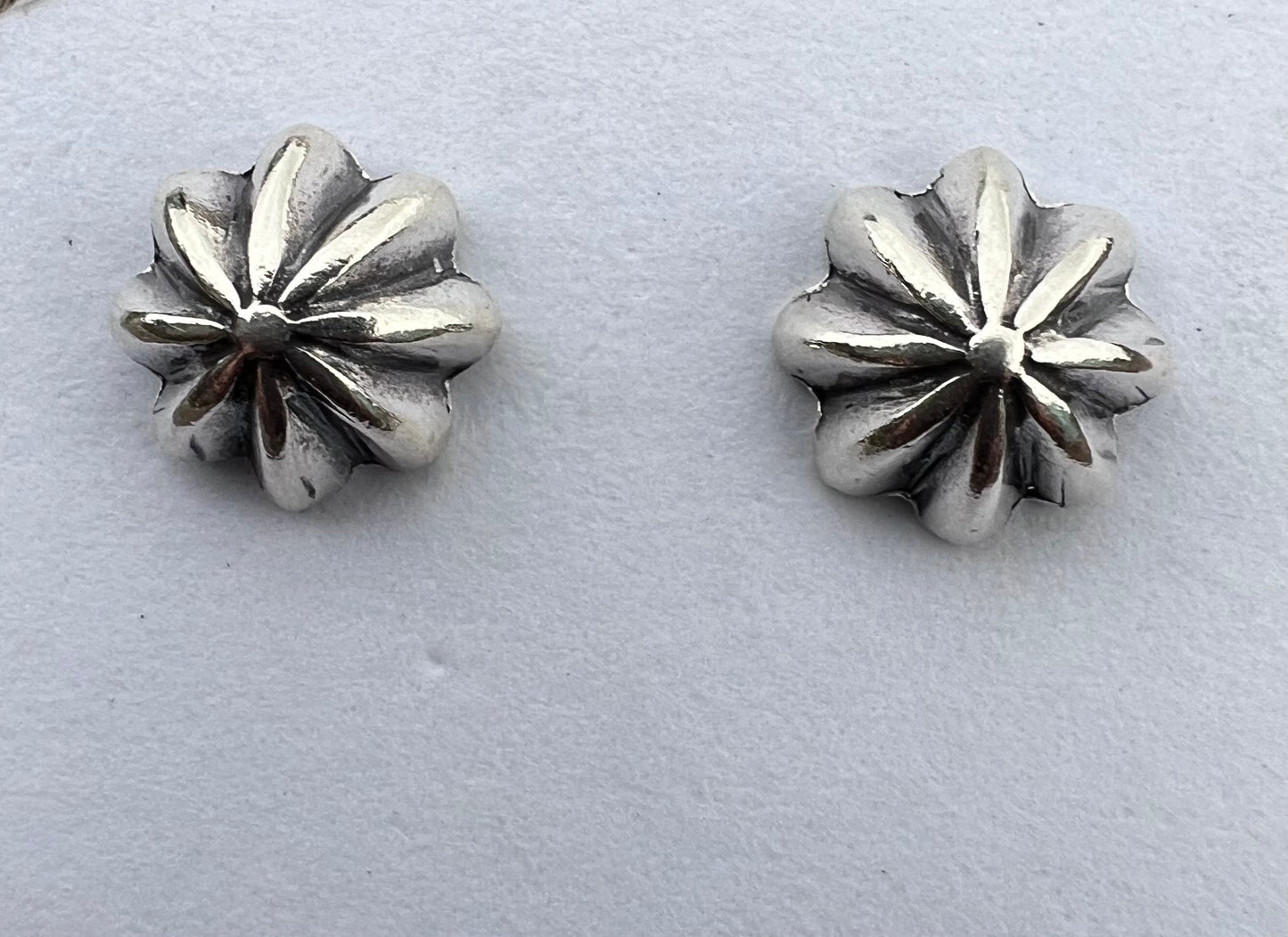 Sterling Silver Star Shot Post Earrings