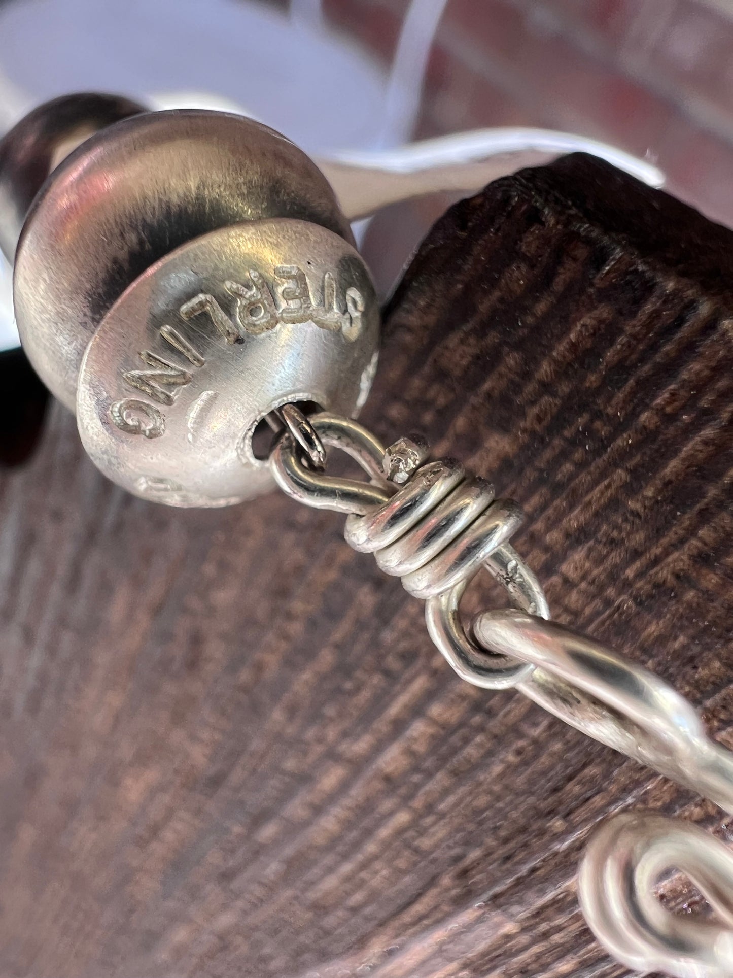 Handmade Sterling Navajo Pearls by Bryannen Halwood 16.5”Necklace